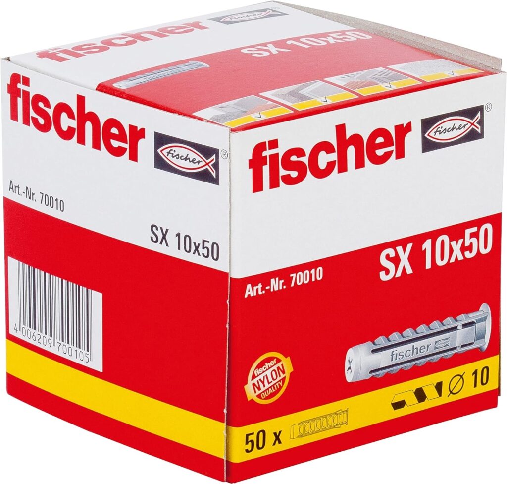 Fischer Kołek rozporowy SX 10x50 50szt 70010
