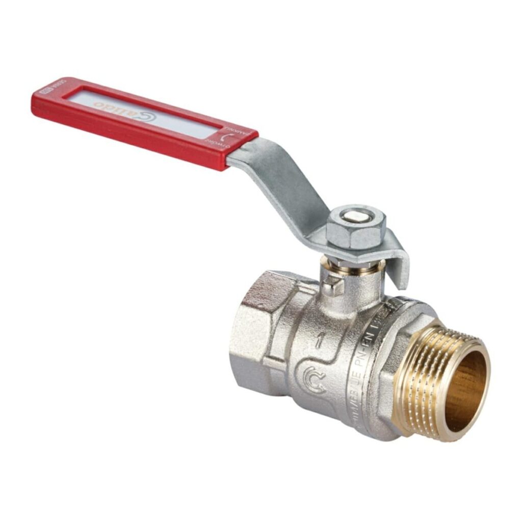 Zawór kulowy z rączką z okienkiem W/Z 1/2" Calido-S30