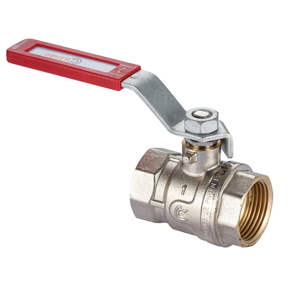 Zawór kulowy z rączką z okienkiem W/W 3/4" Calido-S30