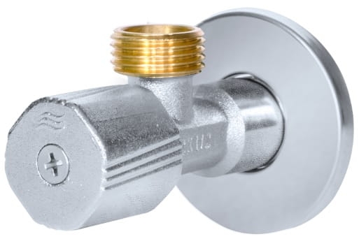 Zawór kątowy grzybkowy 1/2"x3/4" Duro Twist
