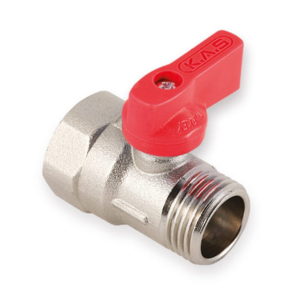 Zawór Kulowy Mini 1/2"WZ czerwone Calido
