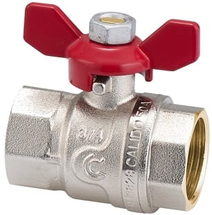 Zawór kulowy W/W 3/4" z motylkiem Calido-S30