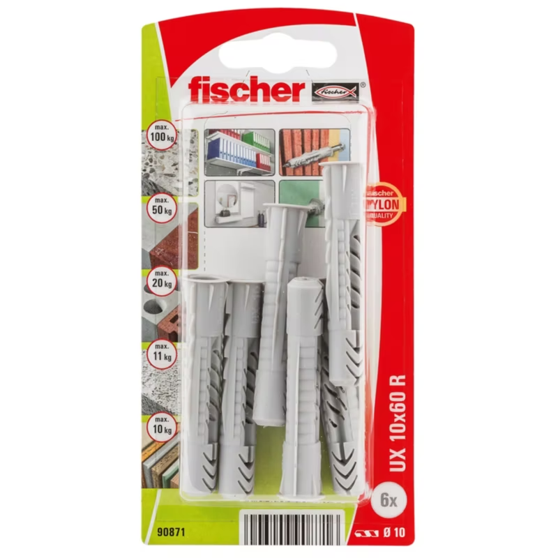 Kołek Fischer UX 10x60R  6szt 90871
