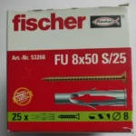 Kołek uniwersalny Fischer FU 8x50 S/25 25 szt 53266
