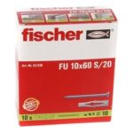 Kołek uniwersalny Fischer FU 10x60 S/20 10 szt 53336