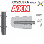 AFS Koszulka kołka AXN  8x60/F 20 szt opk