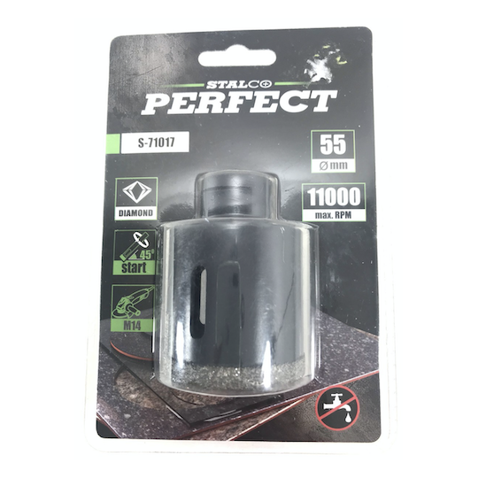 Otwornica diamentowa 55mm/M14 Stalco S-71017