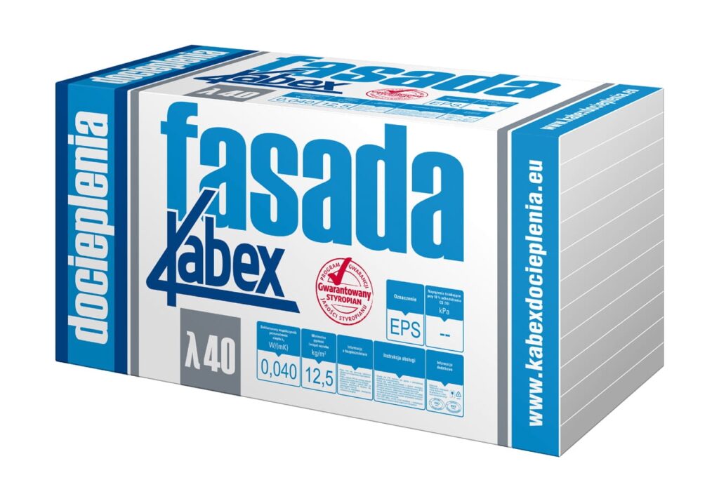 Styropian Kabex Fasada λ 40 gr 8cm frez