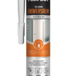 Silikon uniwersalny neutralny biały 280 ml Stalco S-64827