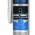 Silikon sanitarny octowy biały 280 ml Stalco S-64797