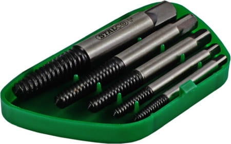 Wykrętaki do śrub 5 elem.  4-11 Stalco S-20950