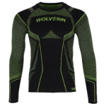 Bielizna termoaktywna koszulka męska Wolverin czarny 2XL/3XL Perfect Stalco S-79104