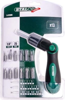 WKRĘTAK Z GRZECHOTKĄ 13EL. Stalco S-12306