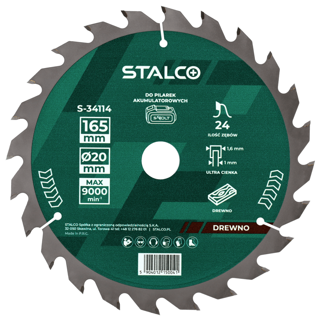 Stalco S-34113 PIŁA DO DREWNA 130MMX2,2 20MM