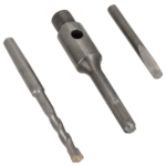 ADAPTER HEX 100MM +WIERTŁO Centrujące Stalco S-70803