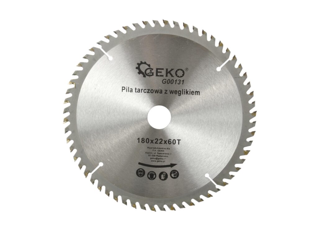 Geko Tarcza do drewna 180x22 Z60 G00131