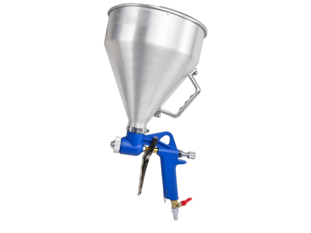 Pistolet do malowania tynków z metalowym zbiornikiem G01145