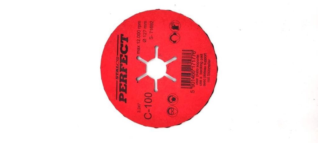 Tarcza szlifierska ceramiczna 127 mm G100 Stalco S-71692