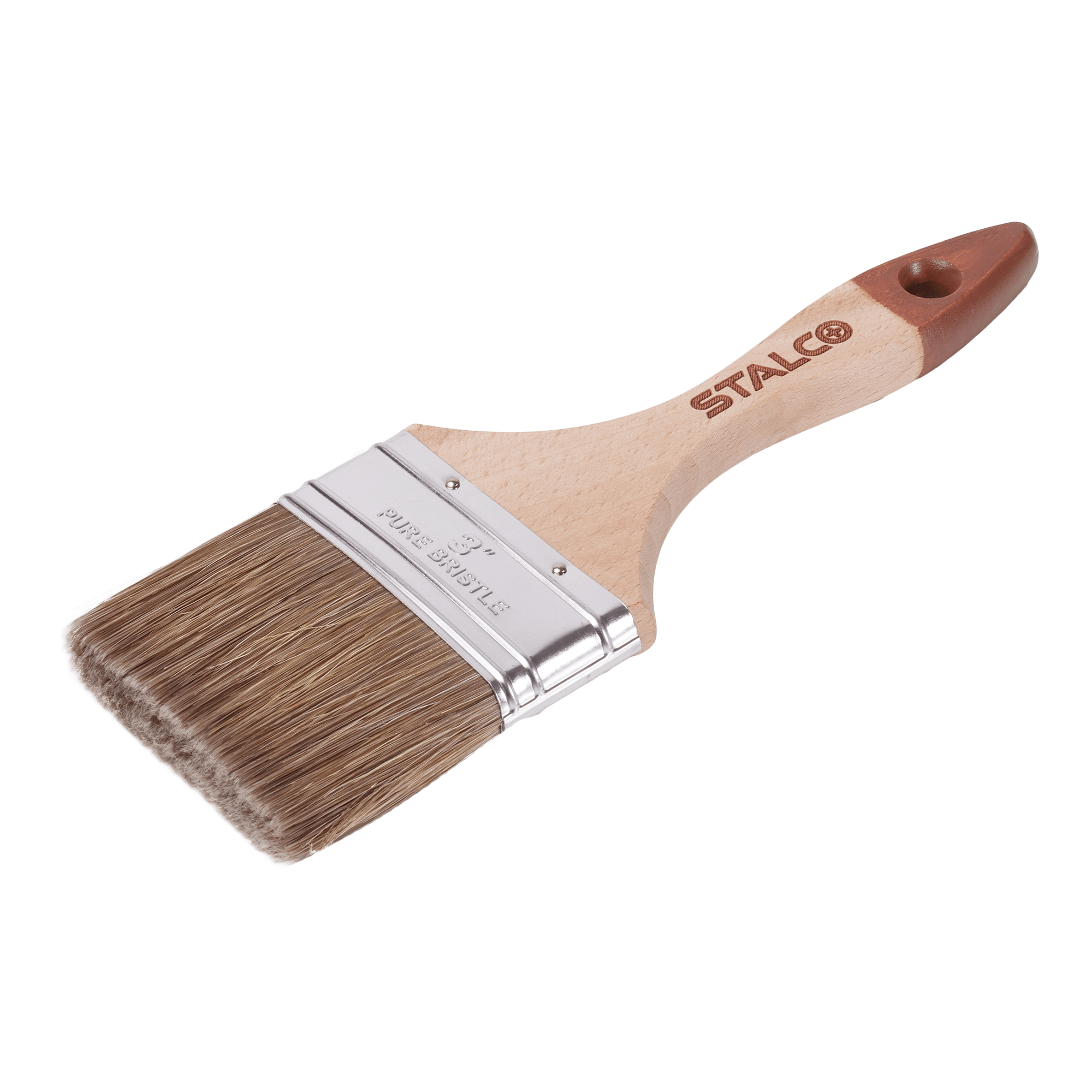 Pędzel Angielski 3" 76,0mm Wood Stalco S-38998